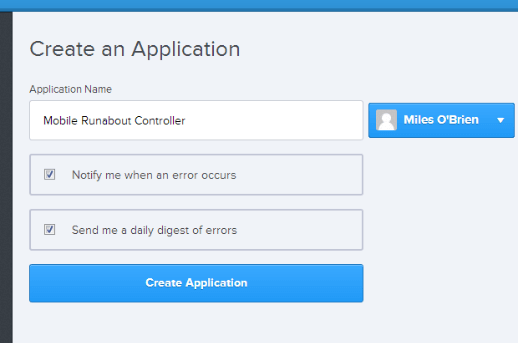 Create Application