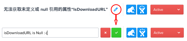 Change Error Group Heading