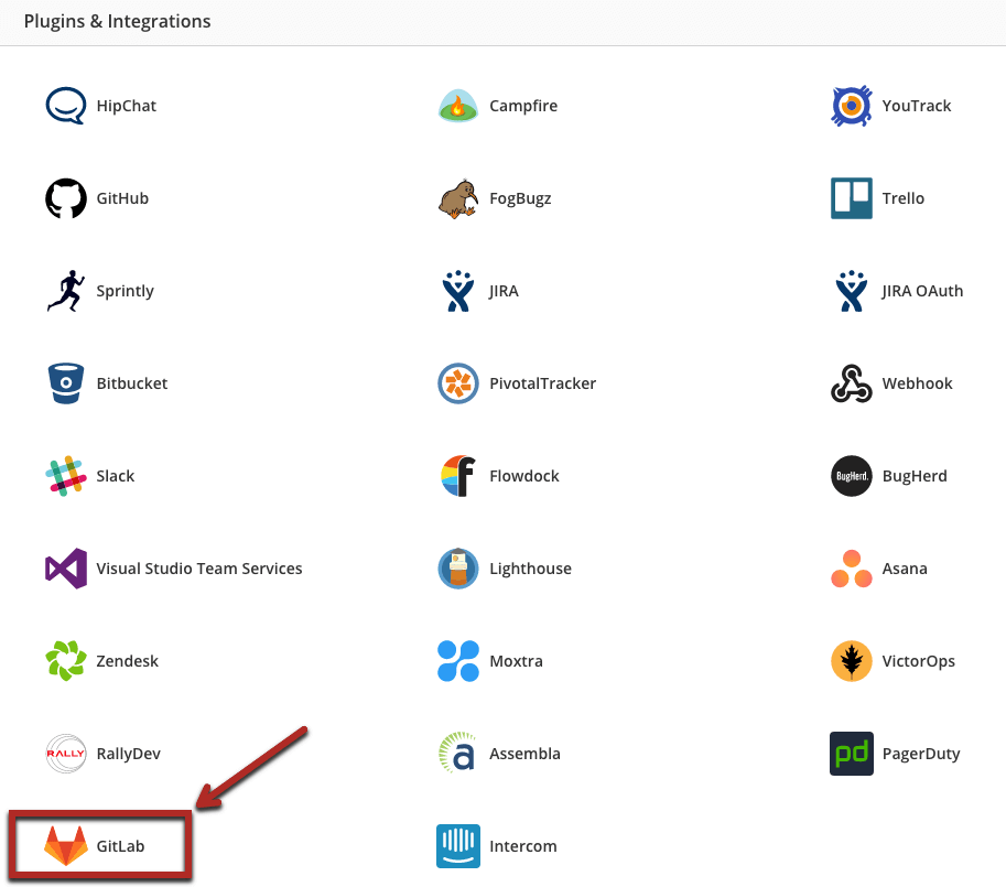 Raygun and Gitlab integrate easily and add to a plethora inside Raygun
