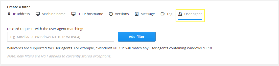 UserAgentFilter