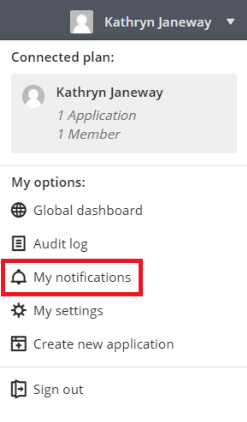 manage email notifications properly by starting in the my notifications tab 