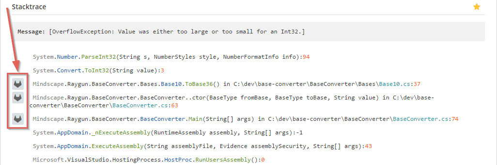 The GitLab icons
