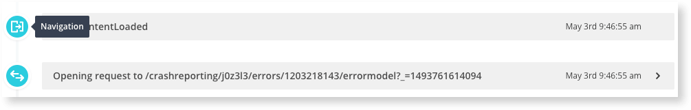 Navigation breadcrumbs