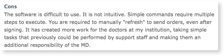 An example of bad healthcare app UX