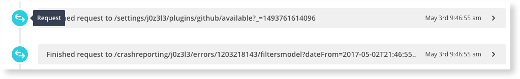 Breadcrumb = request problem