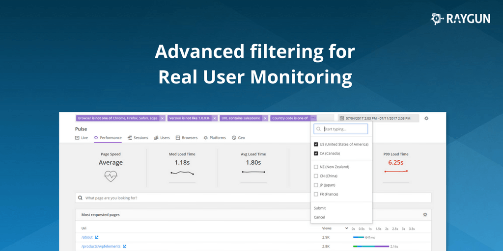 Feature image for How has a recent deployment affected end users? Find out quickly with Pulse filters