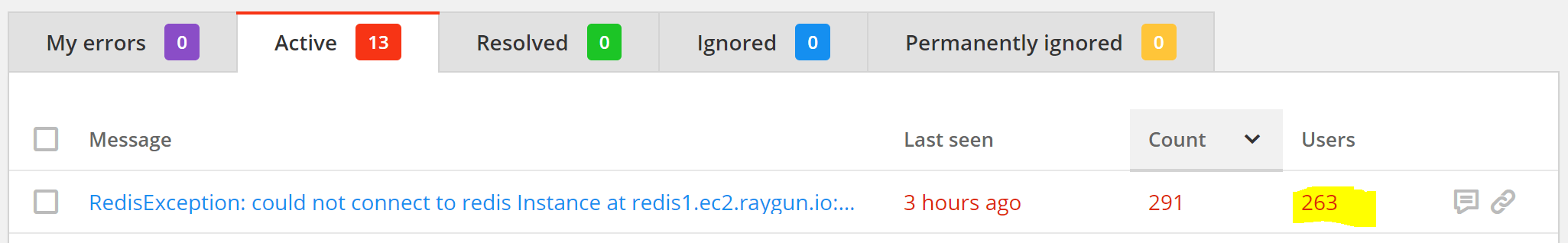 RedisException: could not connect to redis Instance