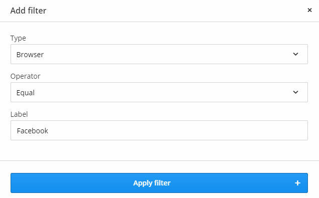 Facebook error group filter
