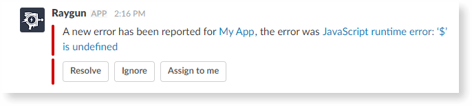 Error monitoring for new projects: Slack in invaluable for fast error resolution