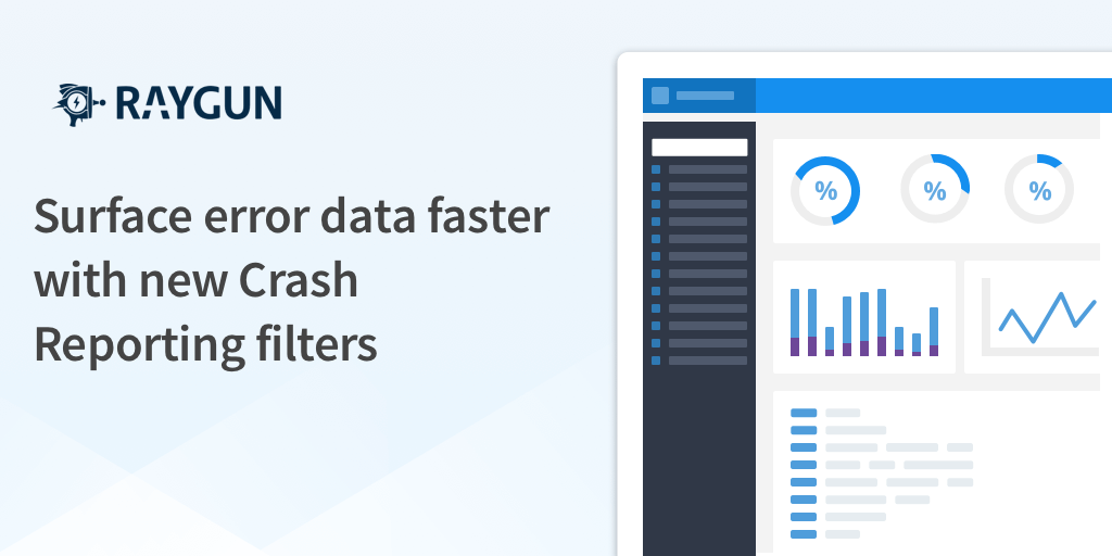 Feature image for Introducing new Crash Reporting error group filters UI: Surface error data faster